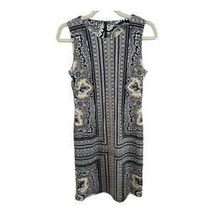 J. McLaughlin Sophia Sleeveless Sheath Dress Bursa Paisley Catalina Cloth XS